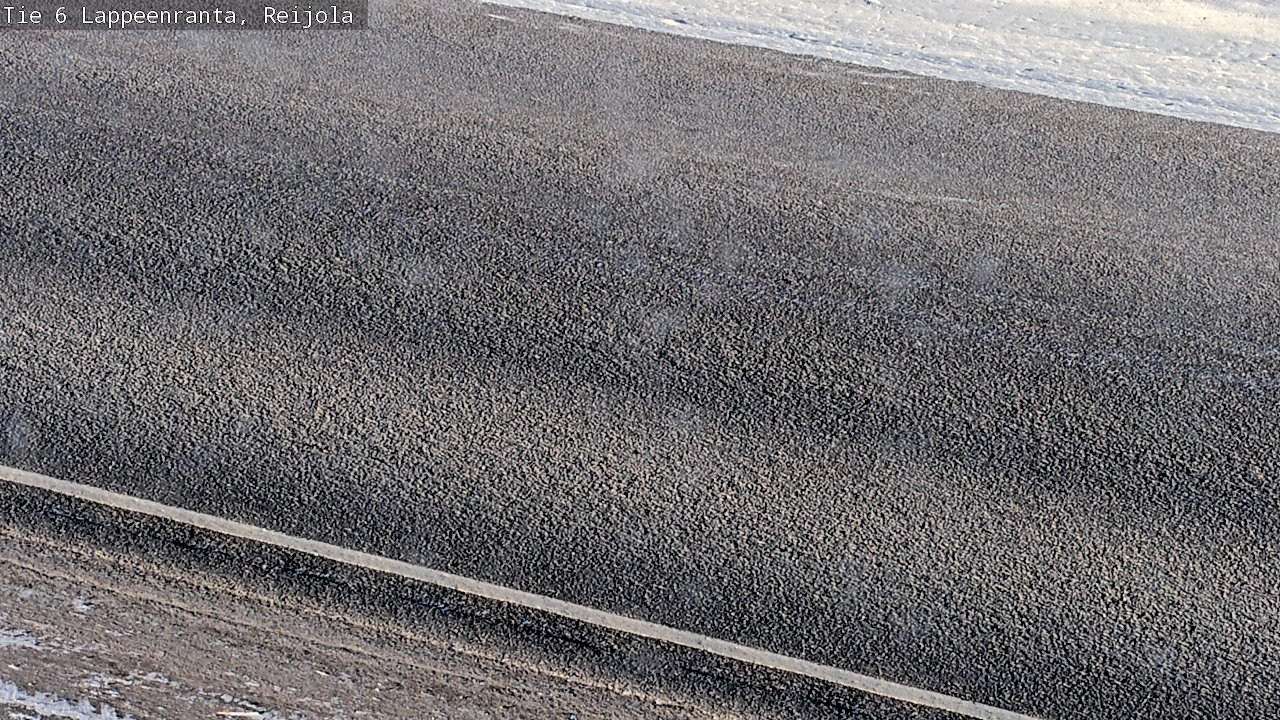 Weather Camera Image Road 6 Lappeenranta, Reijola, Lappeenranta, Etelä-Karjala