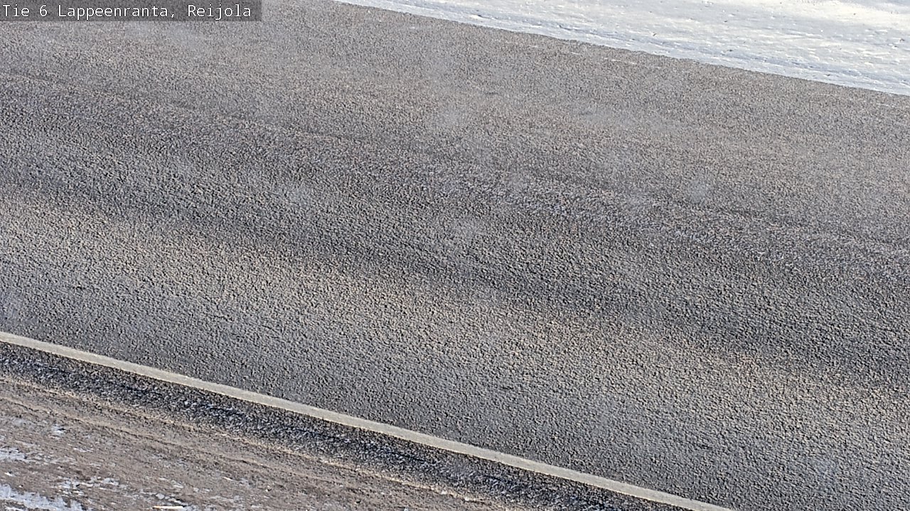 Weather Camera Image Road 6 Lappeenranta, Reijola, Lappeenranta, Etelä-Karjala