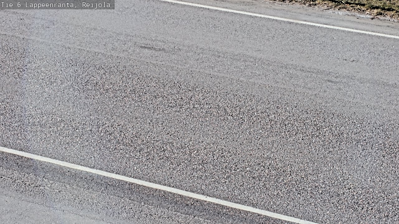 Weather Camera Image Road 6 Lappeenranta, Reijola, Lappeenranta, Etelä-Karjala
