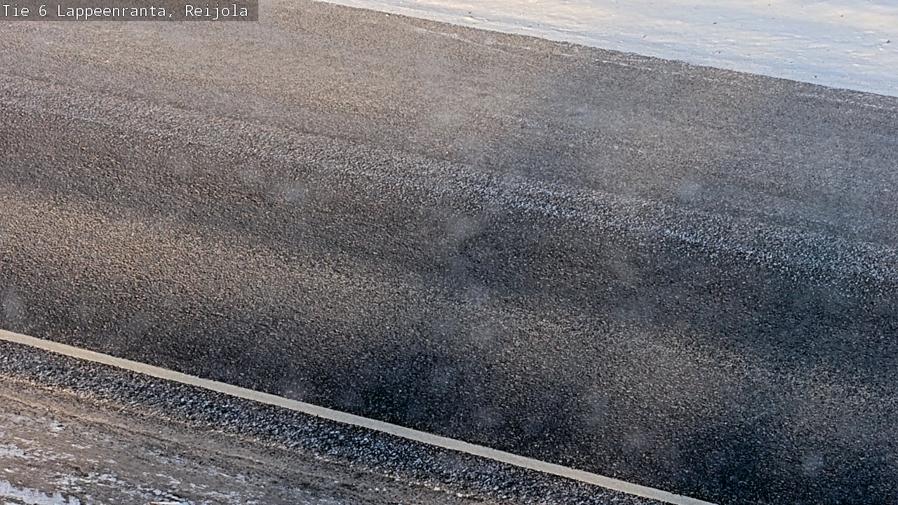 Weather Camera Image Road 6 Lappeenranta, Reijola, Lappeenranta, Etelä-Karjala