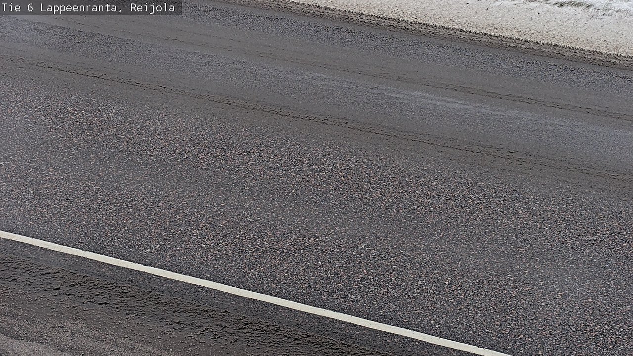 Weather Camera Image Road 6 Lappeenranta, Reijola, Lappeenranta, Etelä-Karjala