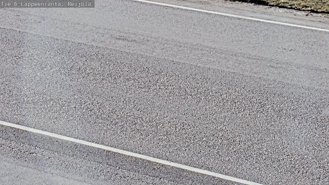 Weather Camera Image Road 6 Lappeenranta, Reijola, Lappeenranta, Etelä-Karjala