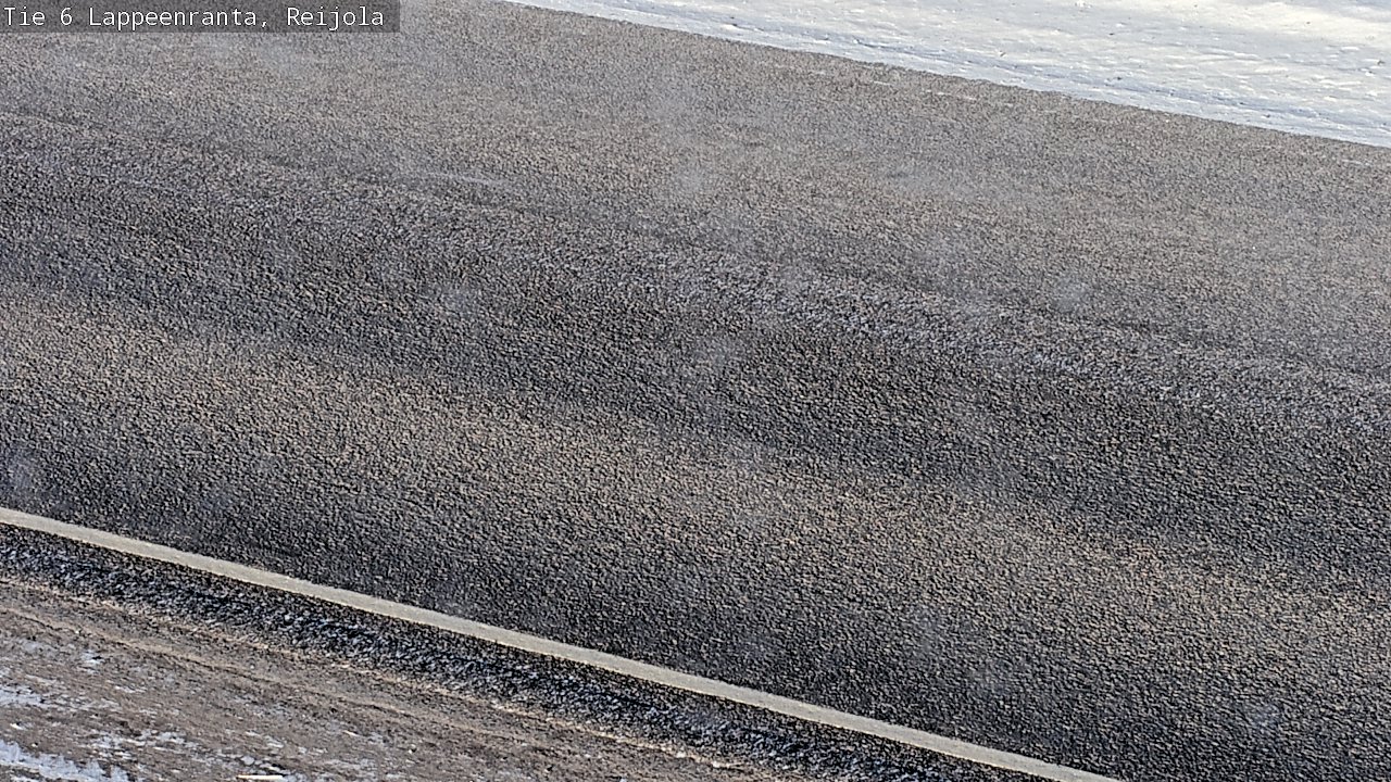 Weather Camera Image Road 6 Lappeenranta, Reijola, Lappeenranta, Etelä-Karjala