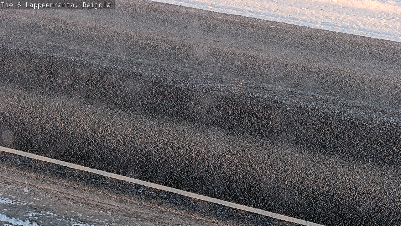 Weather Camera Image Road 6 Lappeenranta, Reijola, Lappeenranta, Etelä-Karjala