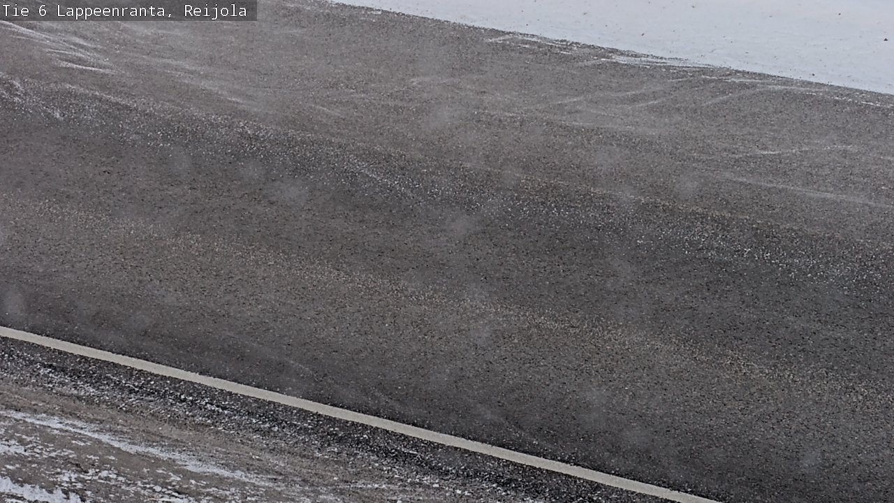 Weather Camera Image Road 6 Lappeenranta, Reijola, Lappeenranta, Etelä-Karjala