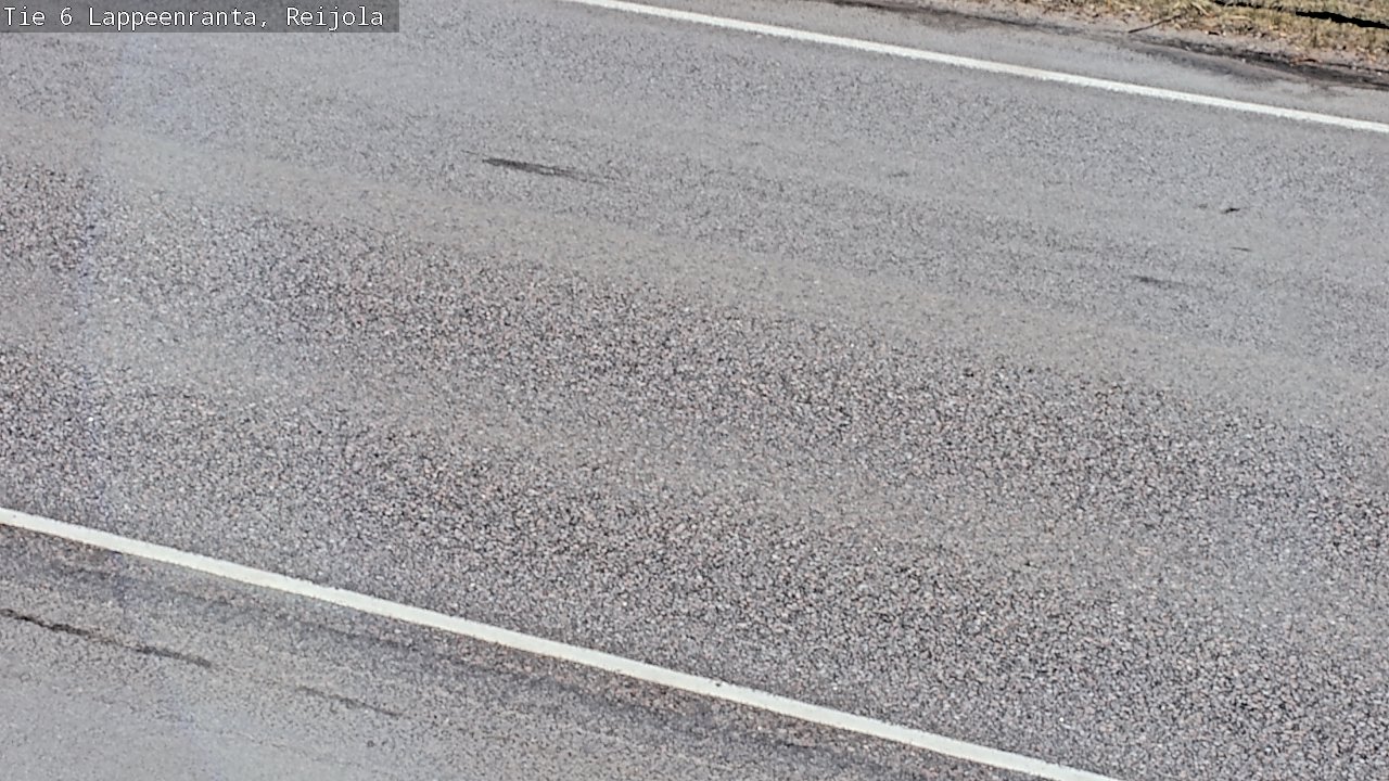 Weather Camera Image Road 6 Lappeenranta, Reijola, Lappeenranta, Etelä-Karjala