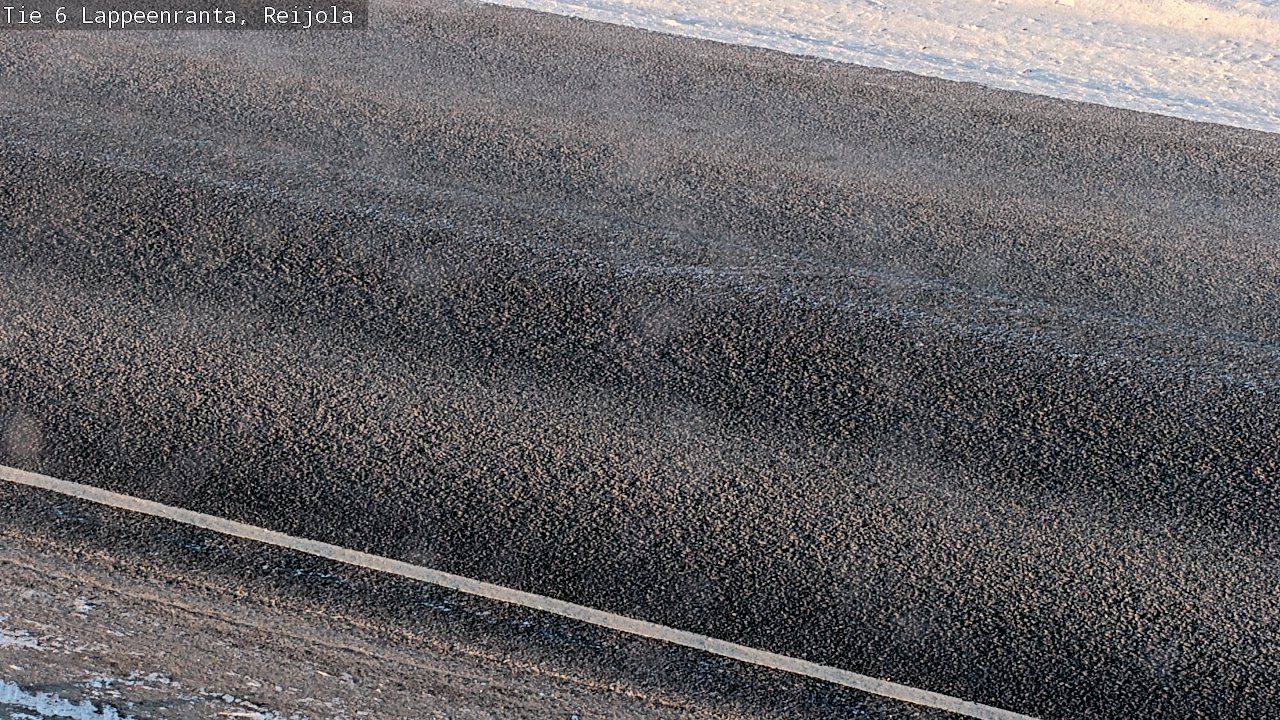 Weather Camera Image Road 6 Lappeenranta, Reijola, Lappeenranta, Etelä-Karjala
