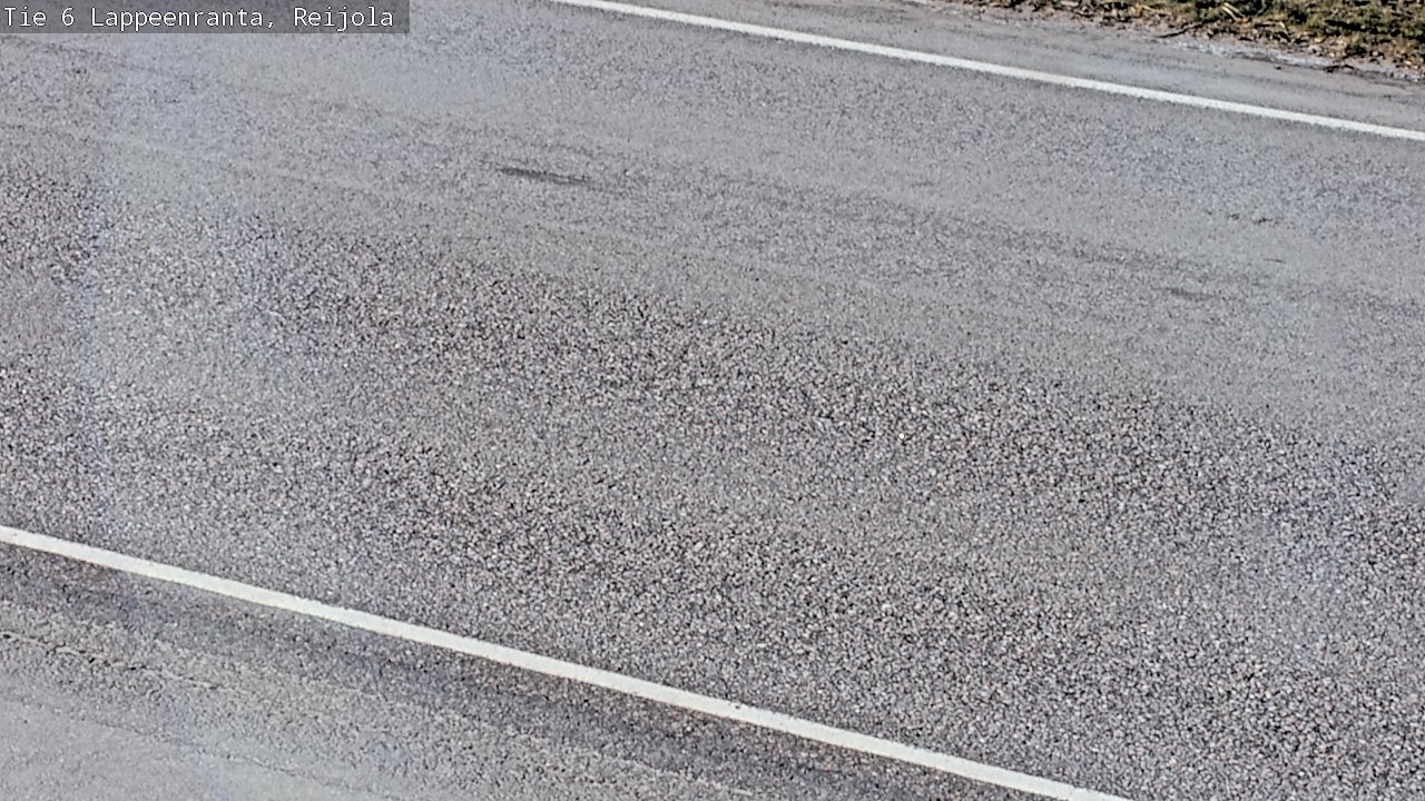 Weather Camera Image Road 6 Lappeenranta, Reijola, Lappeenranta, Etelä-Karjala