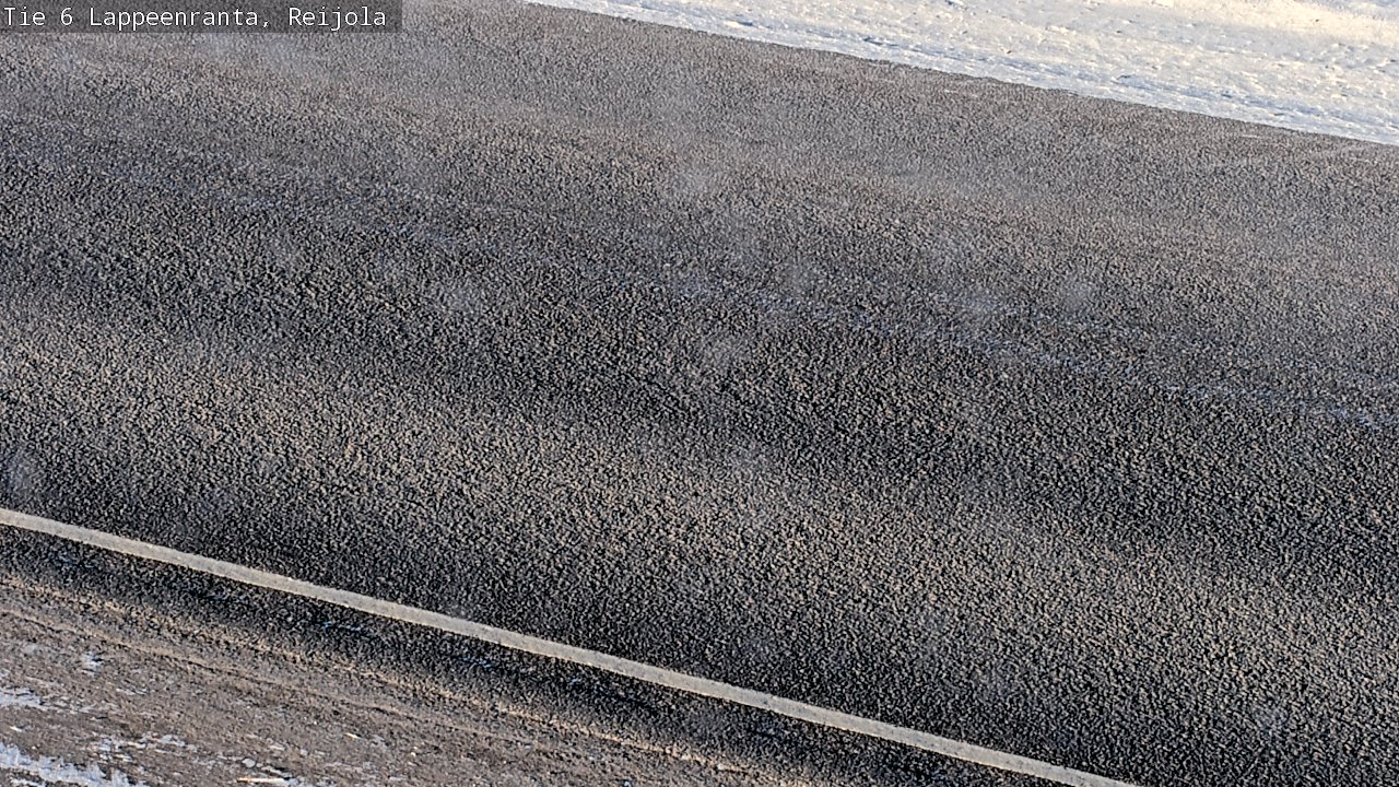 Weather Camera Image Road 6 Lappeenranta, Reijola, Lappeenranta, Etelä-Karjala