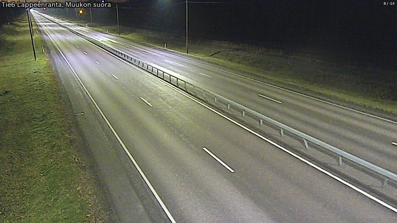 Weather Camera Image Tie 6 Villmanstrand, Muukko rakan, Lappeenranta, Etelä-Karjala