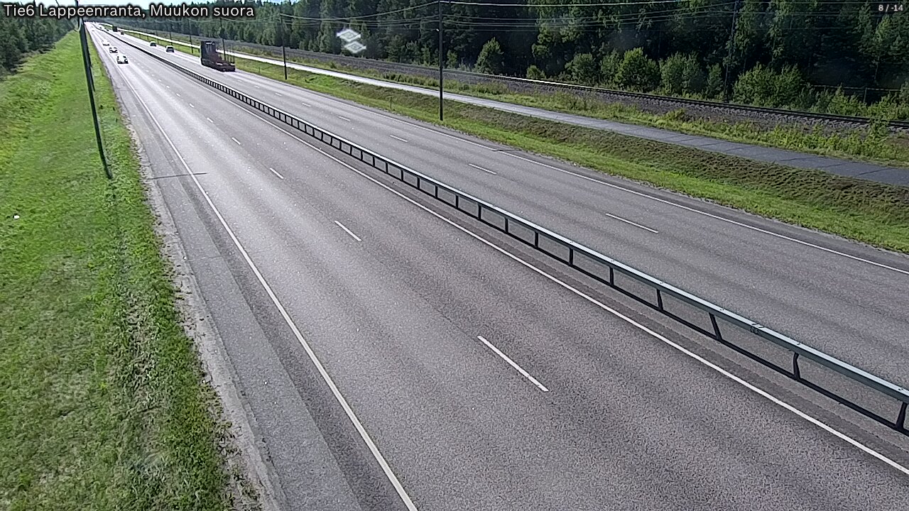 Kelikamerat Kuva Tie 6 Lappeenranta, Muukon suora, Lappeenranta, Etelä-Karjala