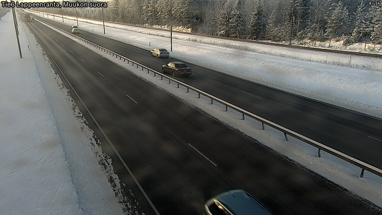 Kelikamerat Kuva Tie 6 Lappeenranta, Muukon suora, Lappeenranta, Etelä-Karjala