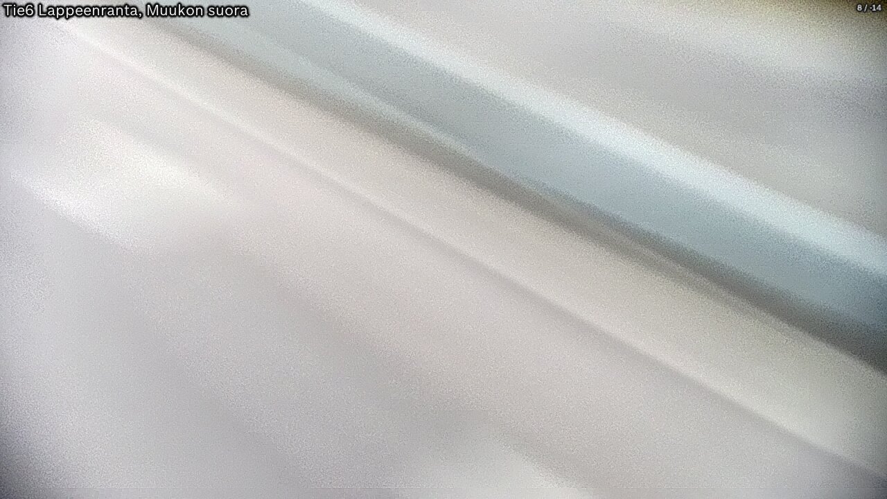 Weather Camera Image Tie 6 Villmanstrand, Muukko rakan, Lappeenranta, Etelä-Karjala