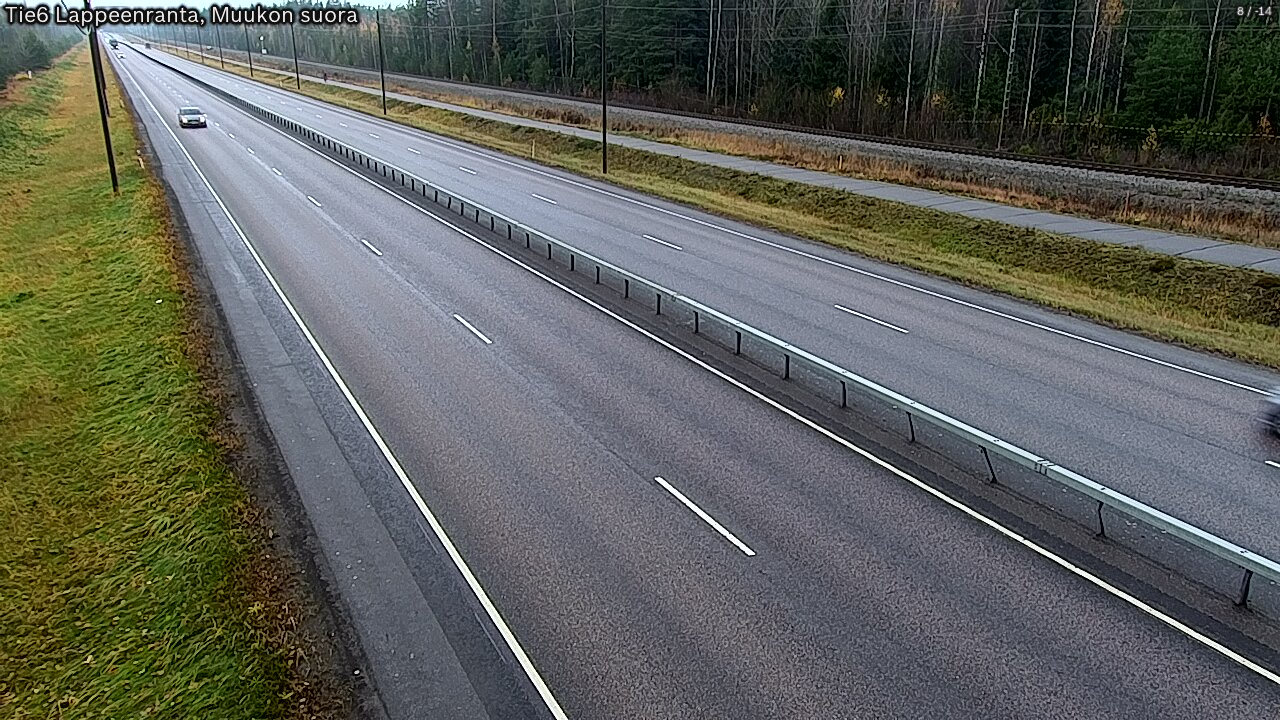 Kelikamerat Kuva Tie 6 Lappeenranta, Muukon suora, Lappeenranta, Etelä-Karjala