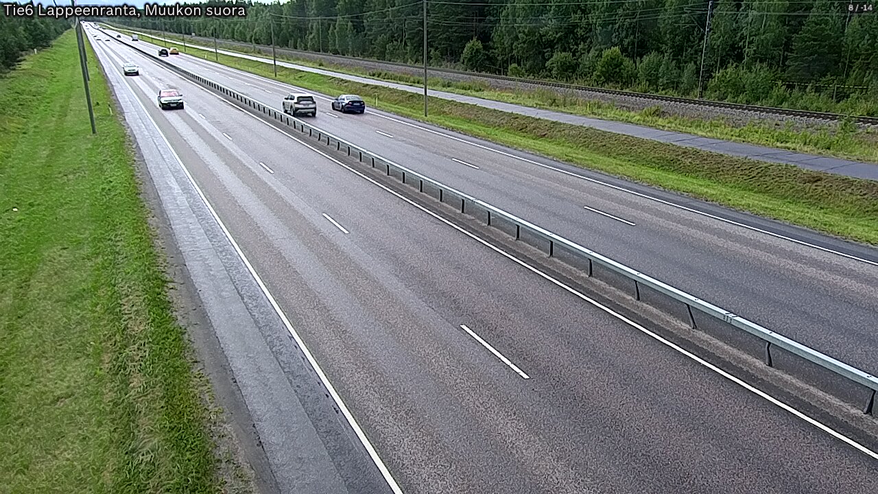 Kelikamerat Kuva Tie 6 Lappeenranta, Muukon suora, Lappeenranta, Etelä-Karjala