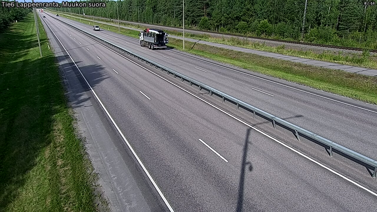 Kelikamerat Kuva Tie 6 Lappeenranta, Muukon suora, Lappeenranta, Etelä-Karjala