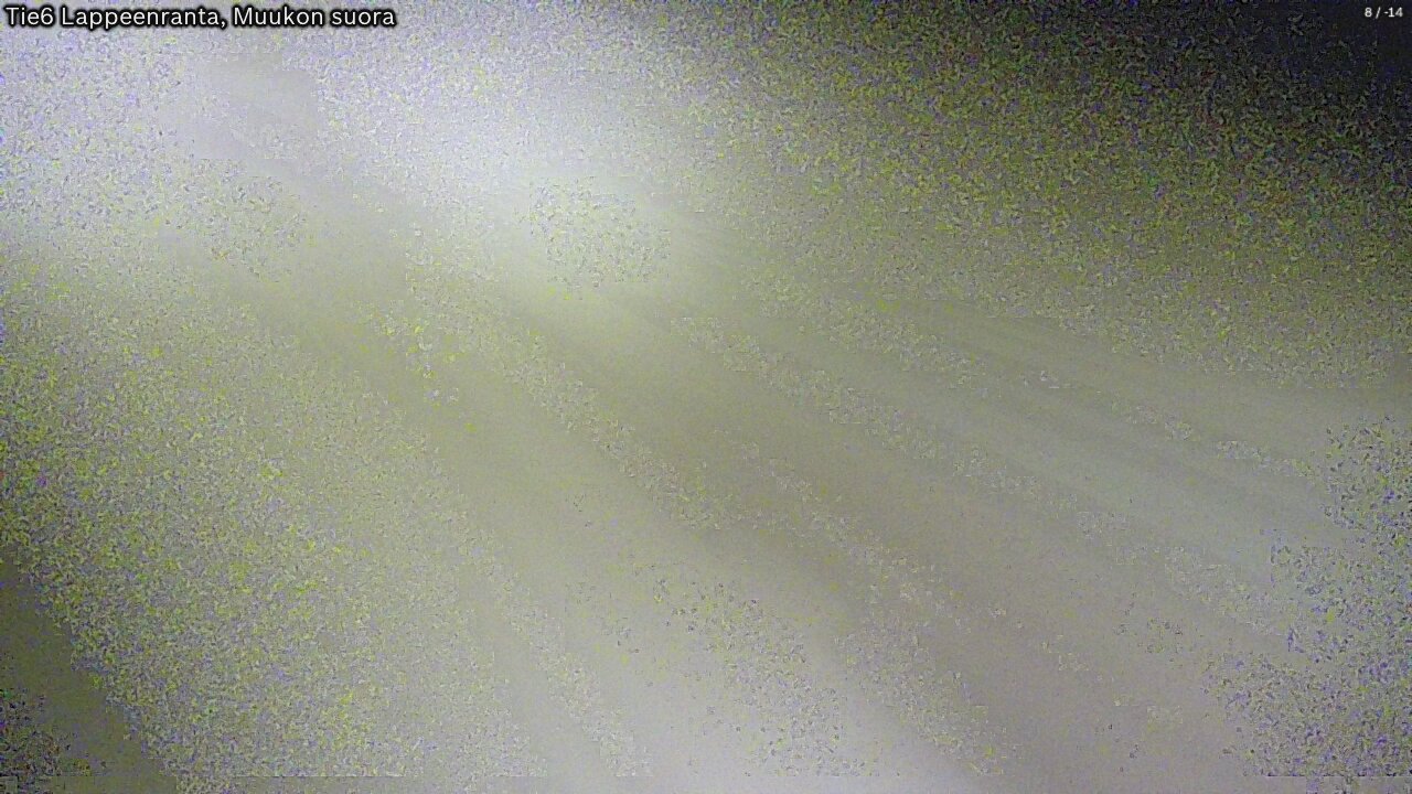 Weather Camera Image Tie 6 Villmanstrand, Muukko rakan, Lappeenranta, Etelä-Karjala