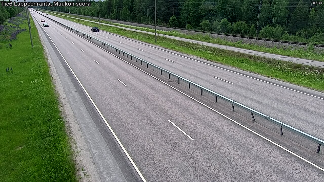 Kelikamerat Kuva Tie 6 Lappeenranta, Muukon suora, Lappeenranta, Etelä-Karjala