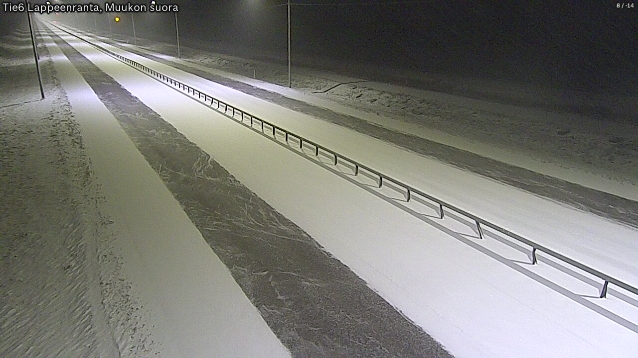 Kelikamerat Kuva Tie 6 Lappeenranta, Muukon suora, Lappeenranta, Etelä-Karjala