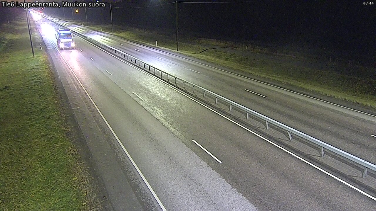 Weather Camera Image Tie 6 Villmanstrand, Muukko rakan, Lappeenranta, Etelä-Karjala