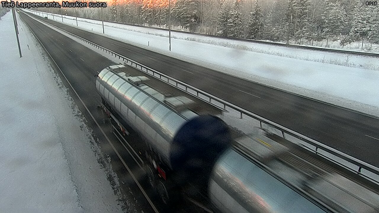 Kelikamerat Kuva Tie 6 Lappeenranta, Muukon suora, Lappeenranta, Etelä-Karjala