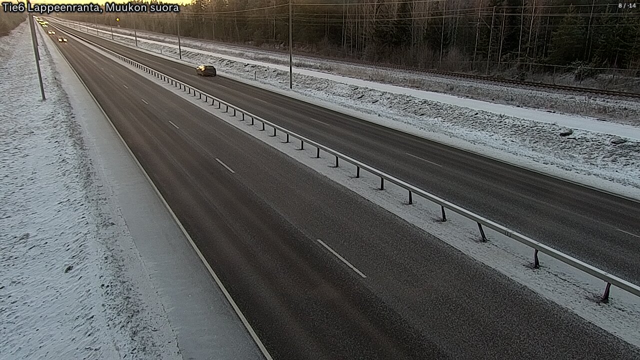 Kelikamerat Kuva Tie 6 Lappeenranta, Muukon suora, Lappeenranta, Etelä-Karjala