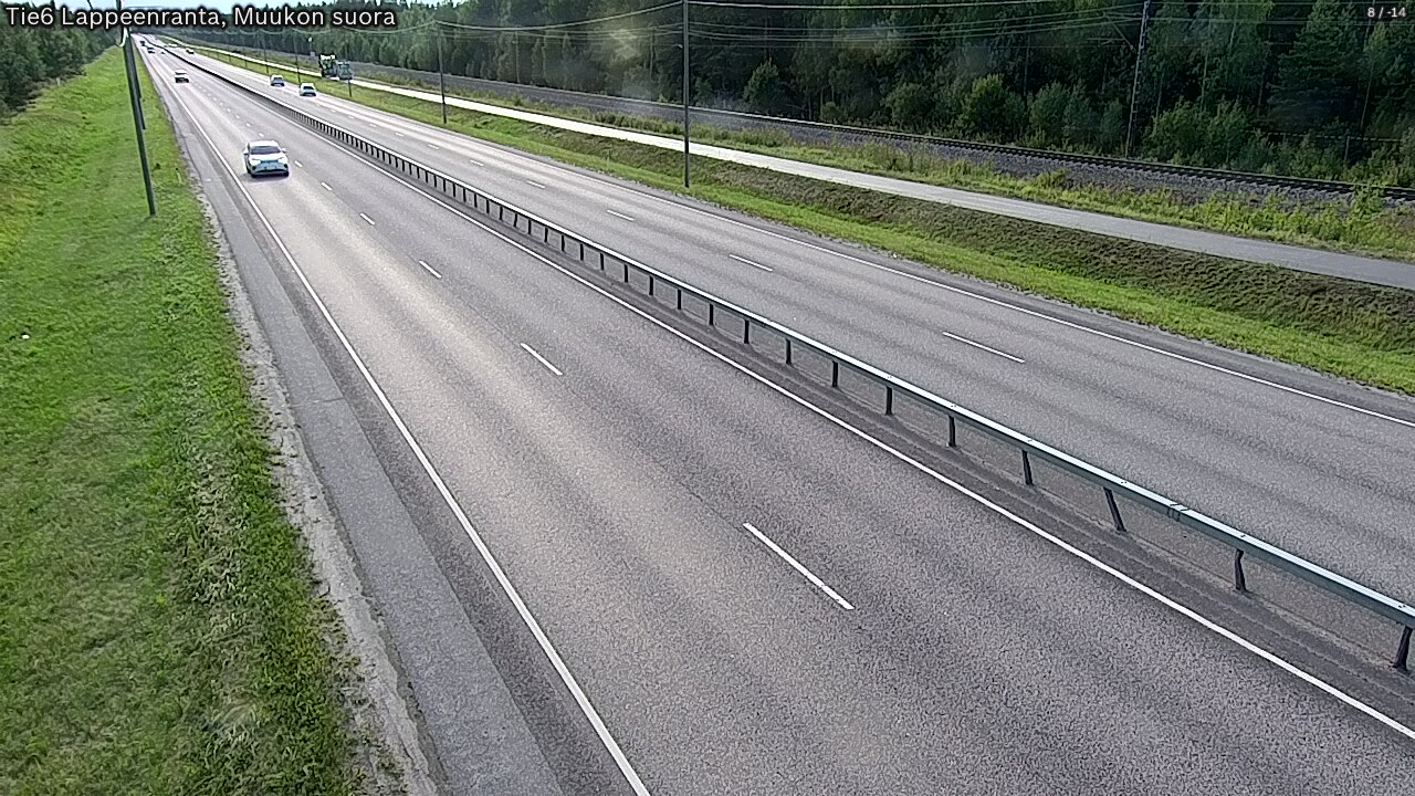 Kelikamerat Kuva Tie 6 Lappeenranta, Muukon suora, Lappeenranta, Etelä-Karjala