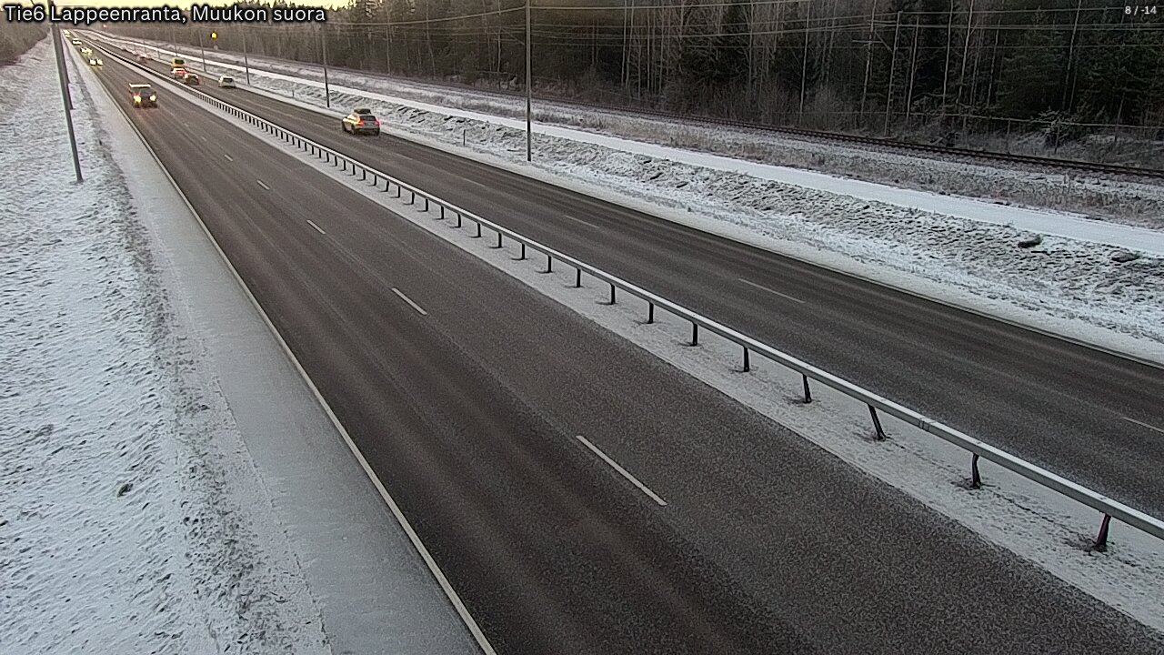 Kelikamerat Kuva Tie 6 Lappeenranta, Muukon suora, Lappeenranta, Etelä-Karjala