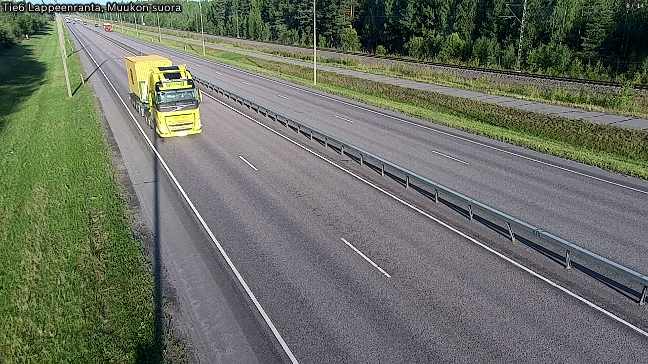 Kelikamerat Kuva Tie 6 Lappeenranta, Muukon suora, Lappeenranta, Etelä-Karjala