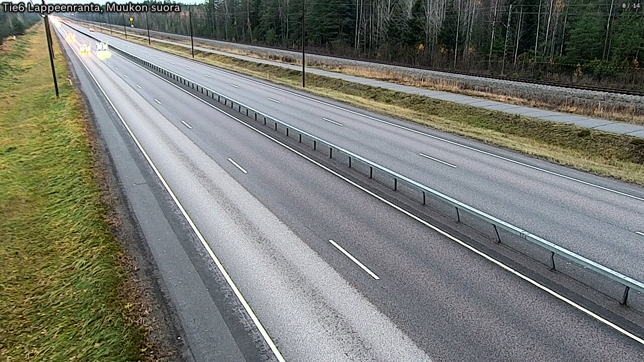 Kelikamerat Kuva Tie 6 Lappeenranta, Muukon suora, Lappeenranta, Etelä-Karjala