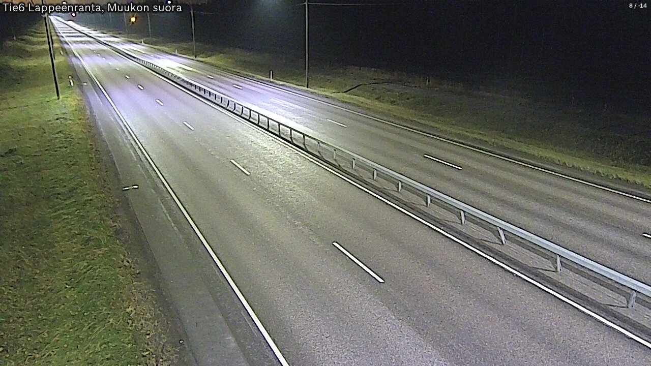 Weather Camera Image Tie 6 Villmanstrand, Muukko rakan, Lappeenranta, Etelä-Karjala