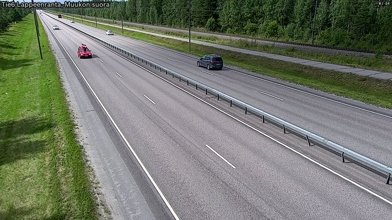 Kelikamerat Kuva Tie 6 Lappeenranta, Muukon suora, Lappeenranta, Etelä-Karjala