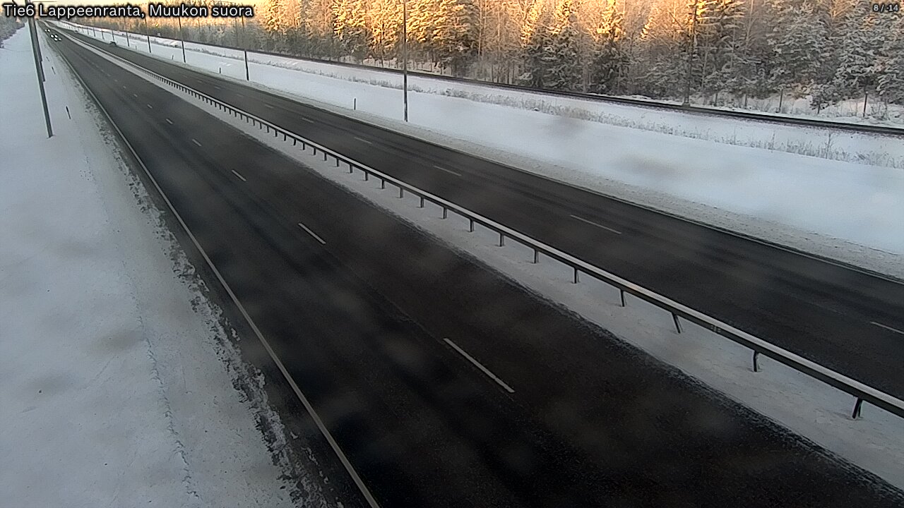 Kelikamerat Kuva Tie 6 Lappeenranta, Muukon suora, Lappeenranta, Etelä-Karjala