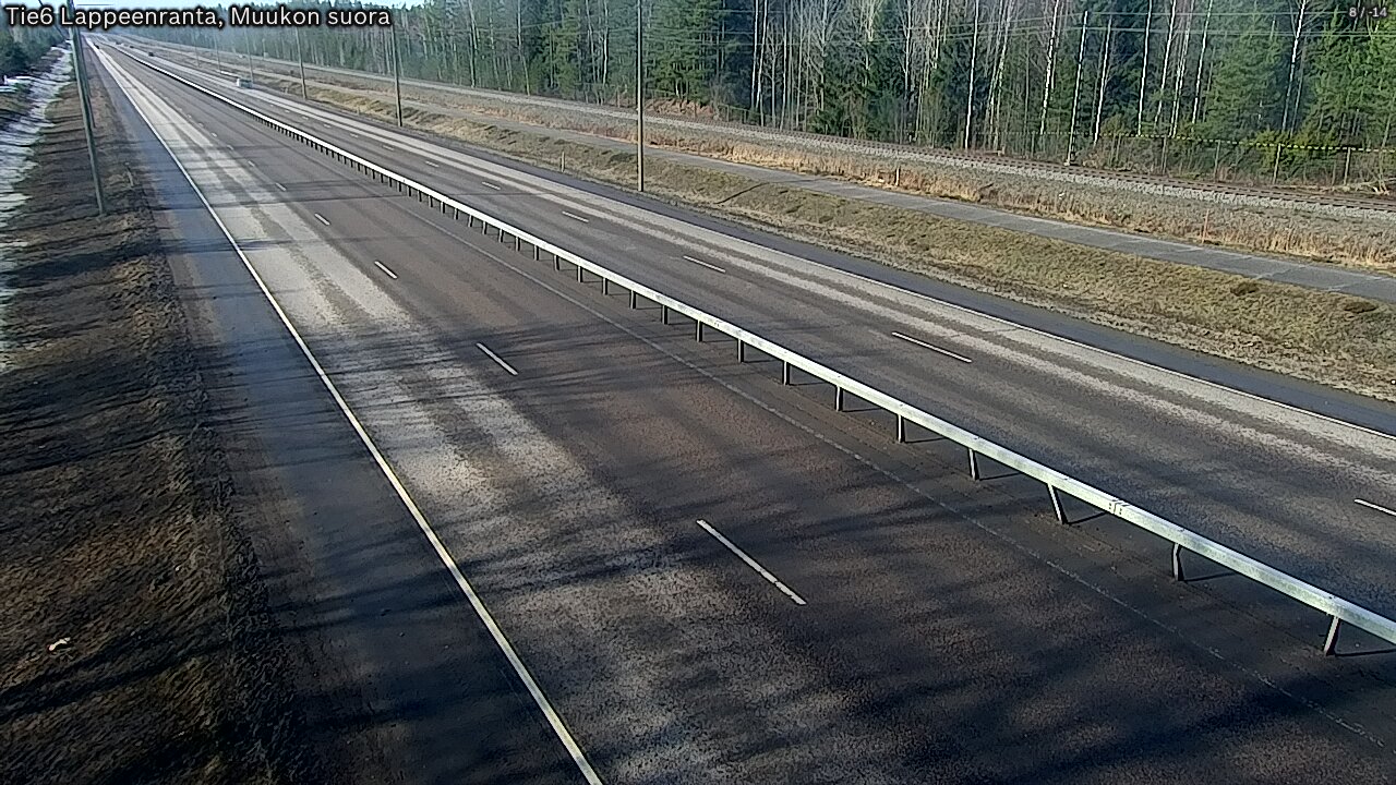 Kelikamerat Kuva Tie 6 Lappeenranta, Muukon suora, Lappeenranta, Etelä-Karjala