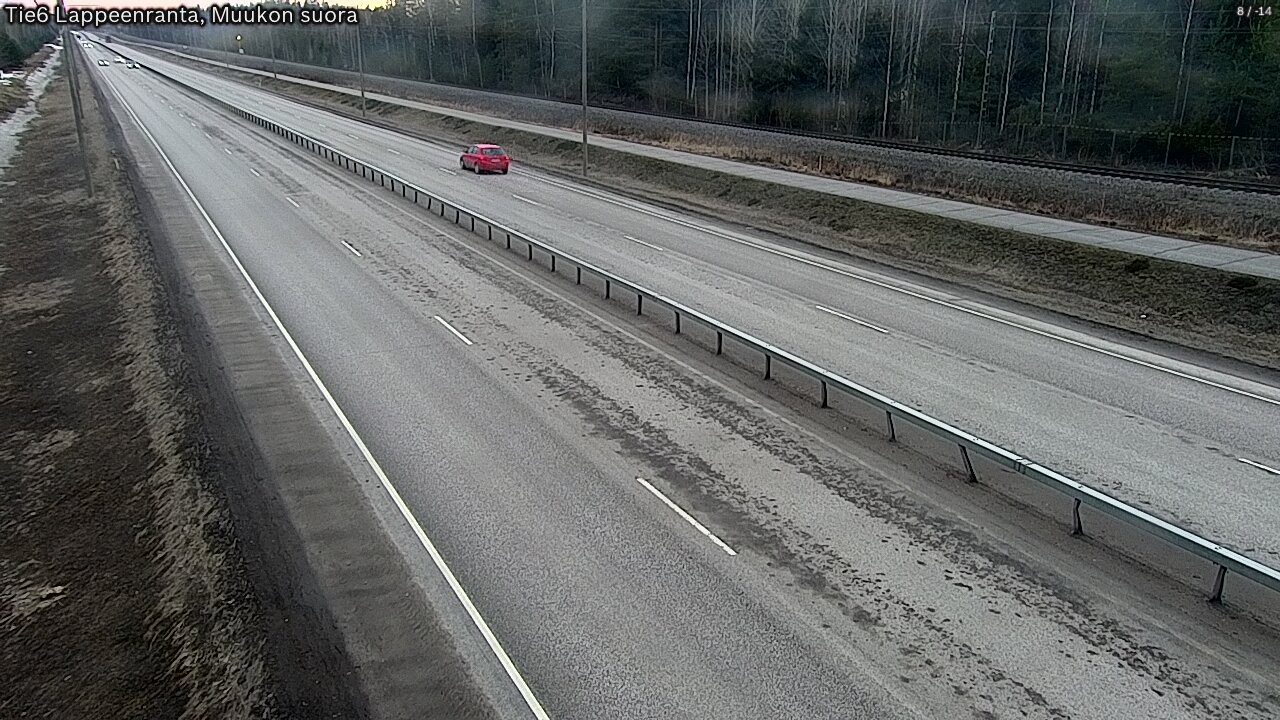 Kelikamerat Kuva Tie 6 Lappeenranta, Muukon suora, Lappeenranta, Etelä-Karjala