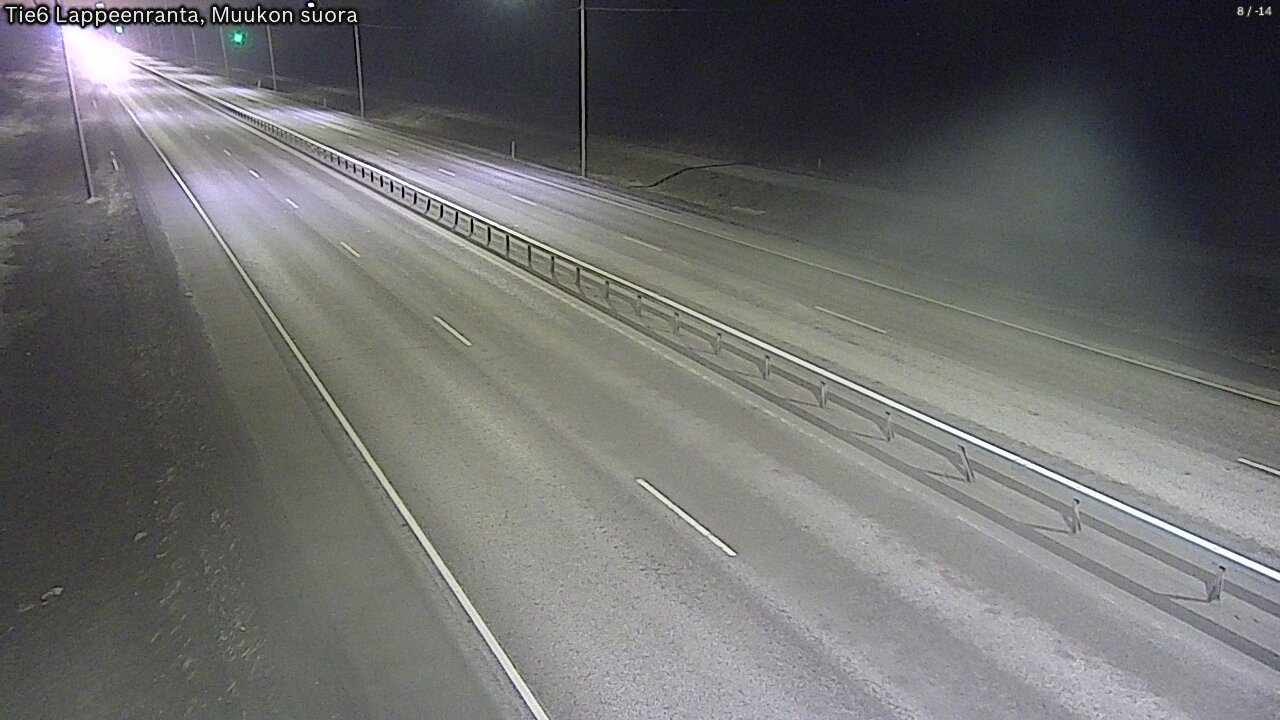 Kelikamerat Kuva Tie 6 Lappeenranta, Muukon suora, Lappeenranta, Etelä-Karjala