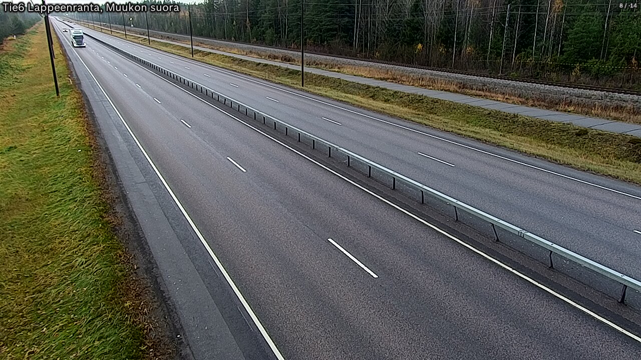 Kelikamerat Kuva Tie 6 Lappeenranta, Muukon suora, Lappeenranta, Etelä-Karjala