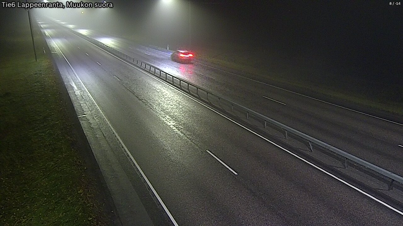 Kelikamerat Kuva Tie 6 Lappeenranta, Muukon suora, Lappeenranta, Etelä-Karjala