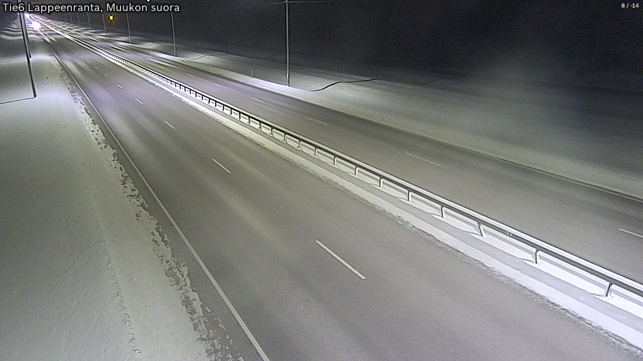 Kelikamerat Kuva Tie 6 Lappeenranta, Muukon suora, Lappeenranta, Etelä-Karjala