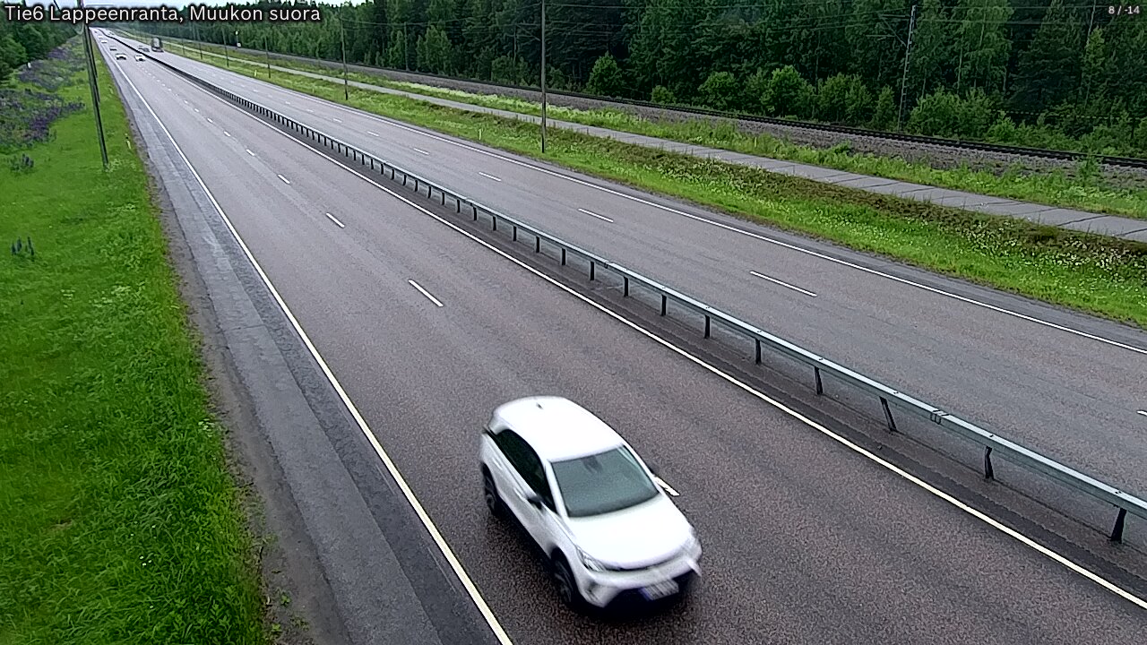 Kelikamerat Kuva Tie 6 Lappeenranta, Muukon suora, Lappeenranta, Etelä-Karjala