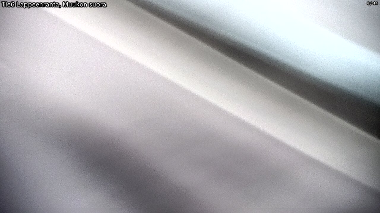 Weather Camera Image Tie 6 Villmanstrand, Muukko rakan, Lappeenranta, Etelä-Karjala