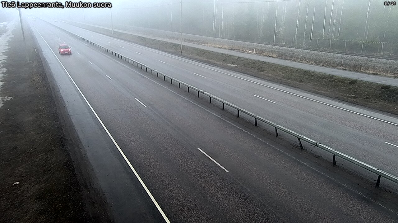 Kelikamerat Kuva Tie 6 Lappeenranta, Muukon suora, Lappeenranta, Etelä-Karjala