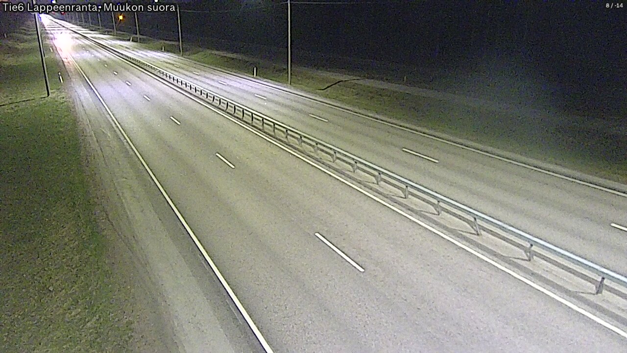 Weather Camera Image Tie 6 Villmanstrand, Muukko rakan, Lappeenranta, Etelä-Karjala
