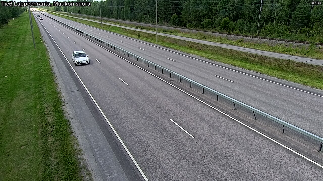 Kelikamerat Kuva Tie 6 Lappeenranta, Muukon suora, Lappeenranta, Etelä-Karjala