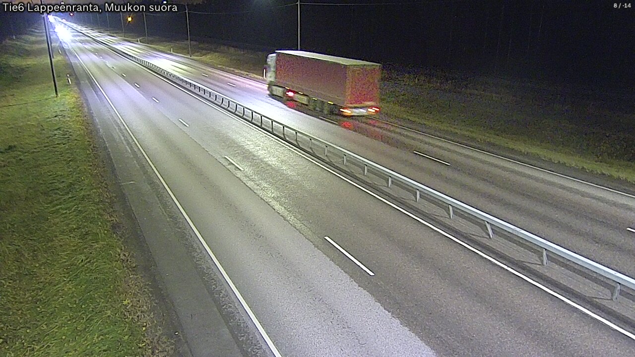 Weather Camera Image Tie 6 Villmanstrand, Muukko rakan, Lappeenranta, Etelä-Karjala