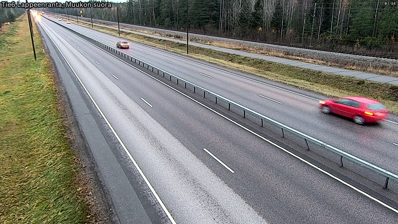 Kelikamerat Kuva Tie 6 Lappeenranta, Muukon suora, Lappeenranta, Etelä-Karjala