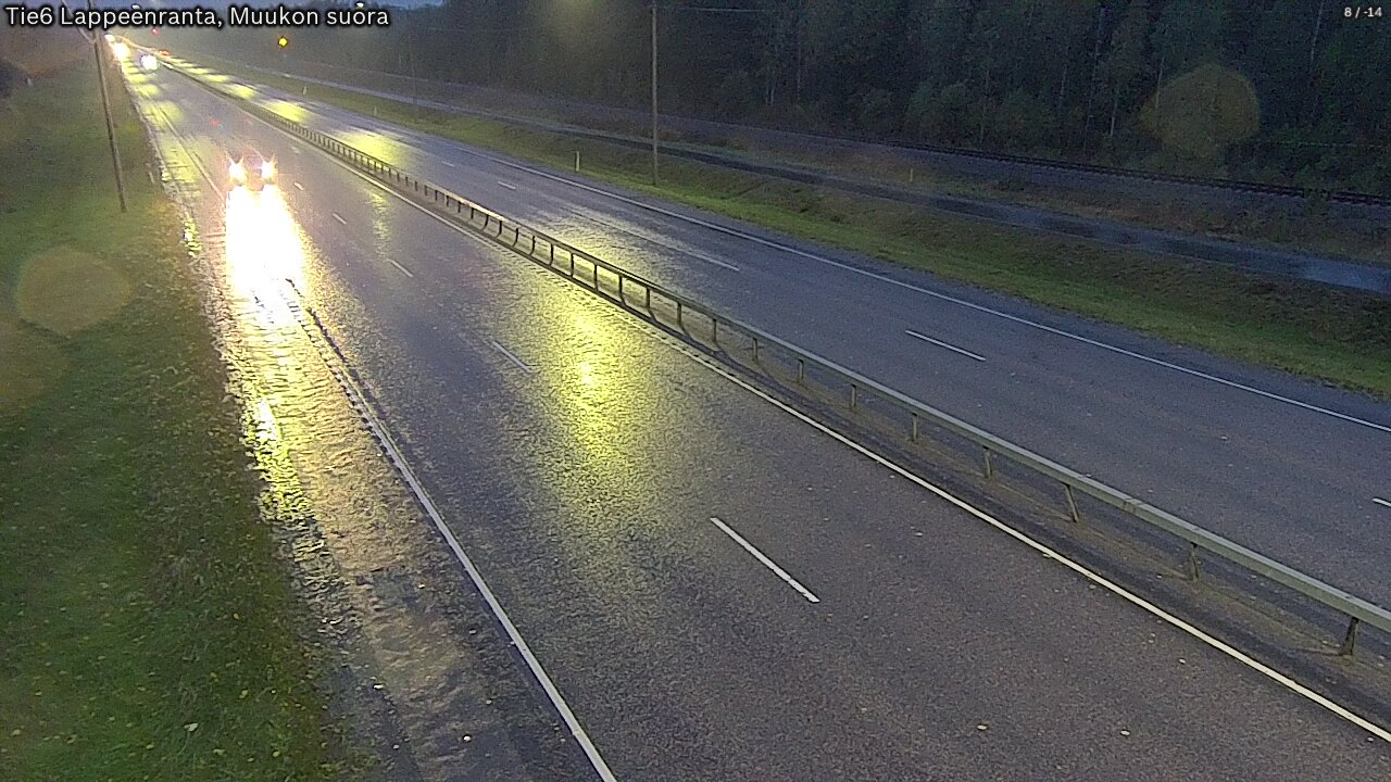 Kelikamerat Kuva Tie 6 Lappeenranta, Muukon suora, Lappeenranta, Etelä-Karjala