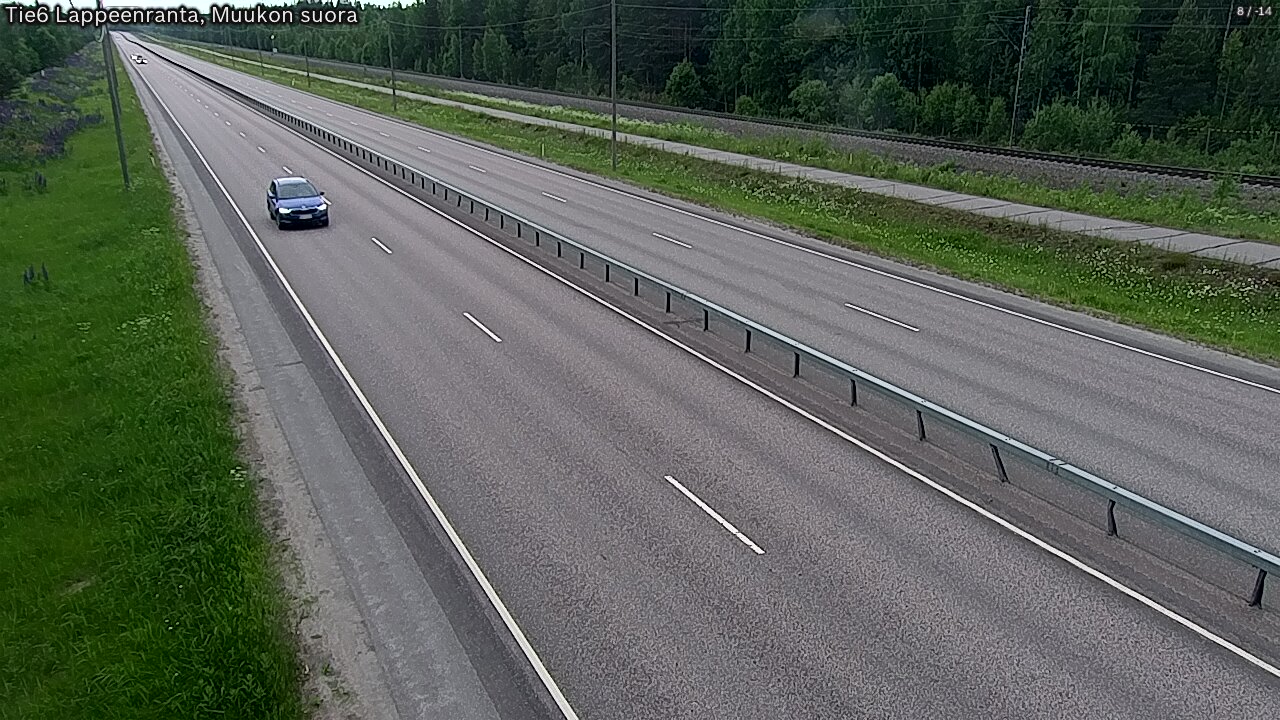Kelikamerat Kuva Tie 6 Lappeenranta, Muukon suora, Lappeenranta, Etelä-Karjala