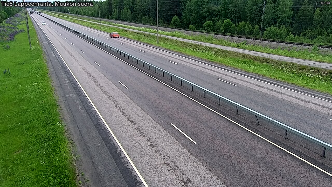 Kelikamerat Kuva Tie 6 Lappeenranta, Muukon suora, Lappeenranta, Etelä-Karjala
