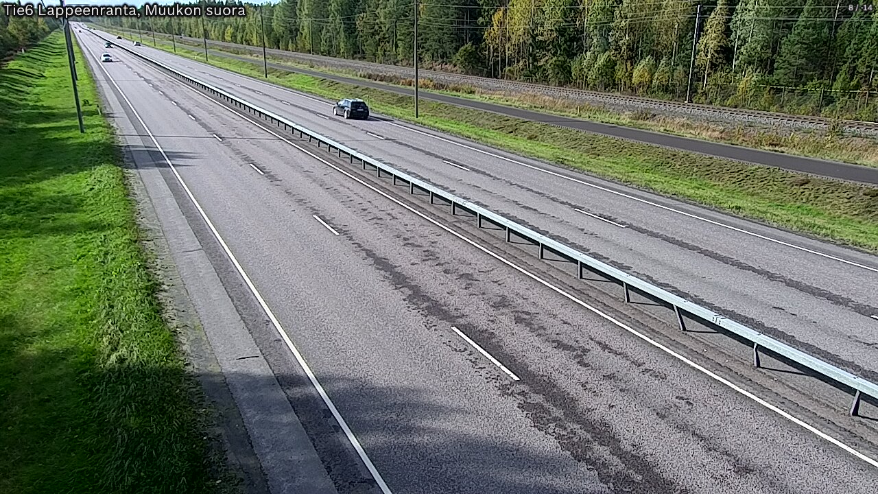Kelikamerat Kuva Tie 6 Lappeenranta, Muukon suora, Lappeenranta, Etelä-Karjala